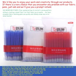 12Pcs BIG Erasable Refill Pens High Temperature Disappearing Fabric Marker Pen for Patchwork Fabric PU Leather Mark Sewing Tool