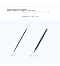 12Pcs BIG Erasable Refill Pens High Temperature Disappearing Fabric Marker Pen for Patchwork Fabric PU Leather Mark Sewing Tool