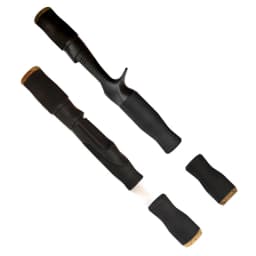 1set Spinning Casting Reel Seat Blank Rod Handle Grip Pro Black EVA Rod DIY Repair Refit Combo Set Kit