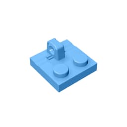 Gobricks GDS-825 Hinge Plate 2 x 2 Locking with 1 Finger on Top compatible with lego 92582 pieces of children's DIY
