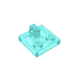 Gobricks GDS-825 Hinge Plate 2 x 2 Locking with 1 Finger on Top compatible with lego 92582 pieces of children's DIY