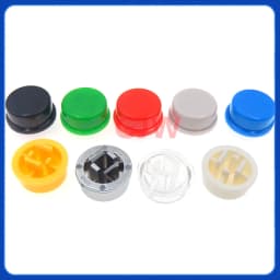 10-50PCS round Tactile Button caps for B3F-4055 12X12X7.3MM Micro TACT Key SWITCH FOR ARDUINO 12*12*7.3MM 12X12X7.3 SWITCHES
