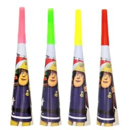 Fireman Sam Theme Happy Birthday Party Supplies Background Banner Paper Cup Plate Napkins Kids Boys Favor Balloons Decorations