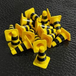 20pcs/Set Traffic Cones Mini Birthday Decoration Race Car Theme Party Construction Class Teaching Props Red Orange Yellow