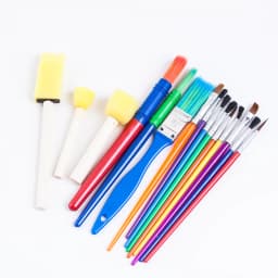 Art Supplies Children's Paintbrush Painting Set 15 Pcs Sponge Paintbrush Sponge Set For Children Graffiti Paintbrush