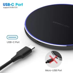 60W Fast Wireless Charger Pad for Doogee V10 V20 S98 HomTom HT80 AGM X3 doogee S96pro OnePlus 8 Pro 9 Wireless Charging Quick