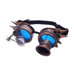 Fashion Steampunk Style Glasses with LED Sunglasses Stage Performances Rechangeable Photo Props Detachable Vintage Style Goggles