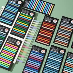 300 Sheets Rainbow Color Index Memo Pad Sticky Notes Paper Sticker Notepad Bookmark School Supplies Kawaii Stationery