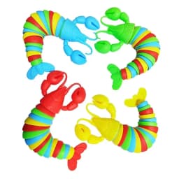3D Articulated Stretch Lobster Stress Reliever Hand Toy, Sensory Fidget Toy for Adults and Kids, Pressure Relieving Desk Toy