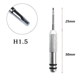 1pc Small Hex Screwdriver 75mm Hexagon Screwdriver H1.5mm Screw Driver For Toys Phone Screw Bolt Driver Portability Hand Tools