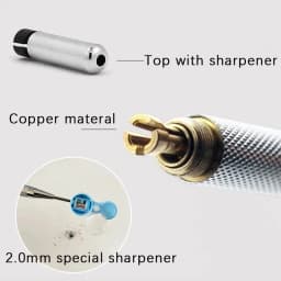 2.0 mm Mechanical Pencils Set 2B Automatic Student Pencils Color/Black Lead Refills Art Sketch School Supplies Kawaii Stationery