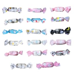 100Pcs DIY Handmade Nougat Candy Packaging Oil Paper Milk Taffy Wrapper New Year Xmas Party Decor