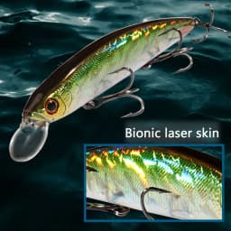 Suspension Minnow 14cm 24g Fishing Lure Top Water Weight System Hard Pesca Strong Treble Hooks Wobbler Jerkbait Swimbait Bait