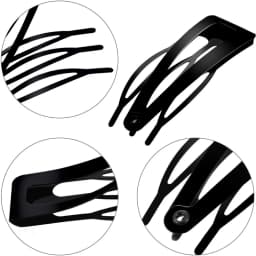 5pcs/lot Black Metal Updo Hair Pins Hair Organizer Hairpin Click Clacks Snap Hair Clips Headwear for Women Fashion Styling Tools