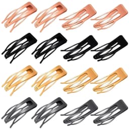 5pcs/lot Black Metal Updo Hair Pins Hair Organizer Hairpin Click Clacks Snap Hair Clips Headwear for Women Fashion Styling Tools
