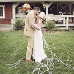 10/20Pack White Streamers Poppers Wedding Decorations Paper Crackers Hand Throw Confetti Streamer for Engagement Party Supplies