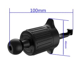 Upgrade Air Vent Clip for Car Phone Holder Stand 17mm Ball Head Base for Car Air Outlet Cellphone Support Car GPS Bracket