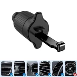 Upgrade Air Vent Clip for Car Phone Holder Stand 17mm Ball Head Base for Car Air Outlet Cellphone Support Car GPS Bracket