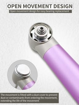 Dental Colorful High Speed Rotation Handpiece Ceramic Bearing Turbine 2/4 Holes Single Water Spray Destist Tips Dentistry Tools