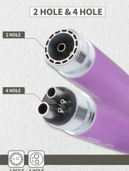 Dental Colorful High Speed Rotation Handpiece Ceramic Bearing Turbine 2/4 Holes Single Water Spray Destist Tips Dentistry Tools