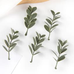 50PCS Artificial Plants Leaf Wedding Party Home Decor Accessories Diy Cake Candy Box Garland Christmas Decorative Flowers Wreath
