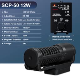 Jebao SCP-50 Wave Maker Aquarium Filter Gallon Protection 24V 12W Mini Water Pump For Fish Tank Aquariums Accessoires Mute Waves