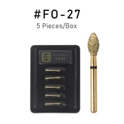 JINGT 5Pcs/Box High Standard Diamond Dental Burs 1.6mm Medium FG Drill Bits for High Speed Handpiece Clinic Dentistry Tools