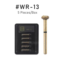 JINGT 5Pcs/Box High Standard Diamond Dental Burs 1.6mm Medium FG Drill Bits for High Speed Handpiece Clinic Dentistry Tools