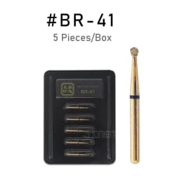 JINGT 5Pcs/Box High Standard Diamond Dental Burs 1.6mm Medium FG Drill Bits for High Speed Handpiece Clinic Dentistry Tools