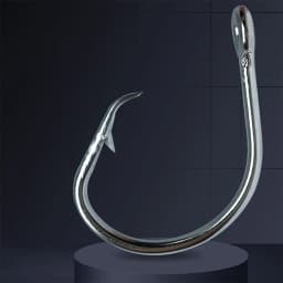 Giant Fishing Hook 5/0-16/0 Forged In-line Circle Hooks Shark & Swordfish Tuna Hook Stainless Steel Big Game Saltwater Fishhook