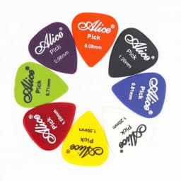 50 pieces Alice Guitar Picks Acoustic Electric Mediator Guitarra Violao Accessories Thickness 0.58 0.71 0.81 0.96 1.20 1.50 MM