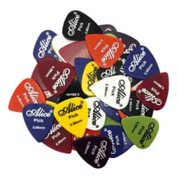 50 pieces Alice Guitar Picks Acoustic Electric Mediator Guitarra Violao Accessories Thickness 0.58 0.71 0.81 0.96 1.20 1.50 MM