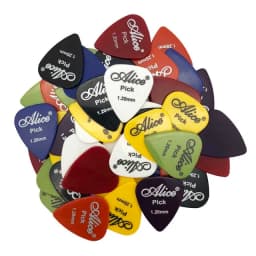 50 pieces Alice Guitar Picks Acoustic Electric Mediator Guitarra Violao Accessories Thickness 0.58 0.71 0.81 0.96 1.20 1.50 MM