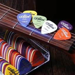 50 pieces Alice Guitar Picks Acoustic Electric Mediator Guitarra Violao Accessories Thickness 0.58 0.71 0.81 0.96 1.20 1.50 MM