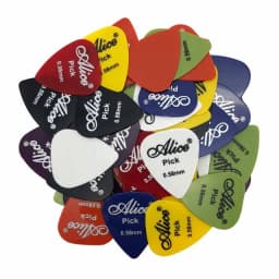 50 pieces Alice Guitar Picks Acoustic Electric Mediator Guitarra Violao Accessories Thickness 0.58 0.71 0.81 0.96 1.20 1.50 MM