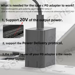 100W USB Type C to Dc Power Jack Connector for Lenovo USB C to Universal Laptop Power Adapter Plug Converter for HP Notebook