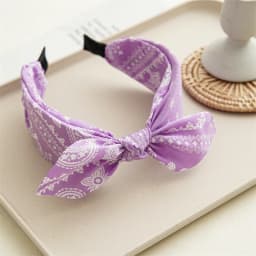 Fashion Cotton Cashew Flowers Printing Soft Wide Hairhoop Hair Accessories for Women Casual Bow Cross Ethnic Headband Wholesale