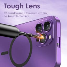 Magnetic Metal Frame Case For Iphone 13 14 15 16 17 Pro Max Plus Aluminum Phone Cover For Magsafe For IPHON 17 Air PC Back Panel