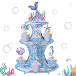 Mermaid Birthday Balloons Set 32inch Purple Number Shell Foil Ballon Girls Happy Little Mermaid 1st 2nd 3rd 4th Birthday Balloon