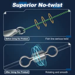 Three Joint Rolling Swivels Fishing Accessories 15~60Pcs Fishing Barrel Swivel Tackle Bass Saltwater Fishing Line Connector Clip