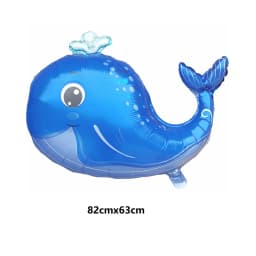 Large Sea Animals Foil Balloons Shark Fish Helium Air Globos Baby Shower Birthday Party Wedding Decorations Ocean Theme Ballons