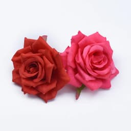 100pcs Silk Roses Flowers Wall Bathroom Accessories Christmas Decorations for Home Wedding Cheap Artificial Plants Bride Brooch