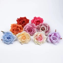 100pcs Silk Roses Flowers Wall Bathroom Accessories Christmas Decorations for Home Wedding Cheap Artificial Plants Bride Brooch