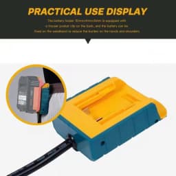 Battery Tool Extension Cord Battery Adapter For Makita For Bosch For Milwaukee For DeWlt 18V Battery Tool