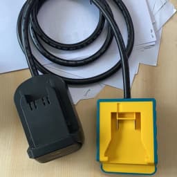 Battery Tool Extension Cord Battery Adapter For Makita For Bosch For Milwaukee For DeWlt 18V Battery Tool