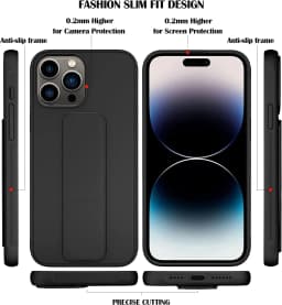 For iPhone 15 14 13 18 17 Pro Max 16 Plus Magnetic Stand Case for iPhone 14 Pro 아이폰 케이스 11 מגן לאייפון Wrist Str