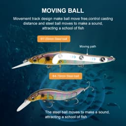ESFISHING Jerkbait Minnow Lure 11cm 14g Dive 0-2.2m Floating Leurre Souple Hard Bait Peche Fishing for Perch Pike Bass