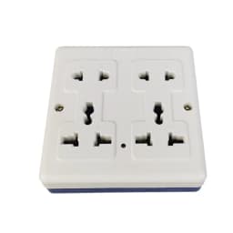 South East Asia 4 Way extension socket with light