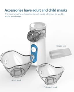 KIUZOU Medical Silent Mesh Nebulizer Handheld Asthma Inhaler Atomizer Kids Adult Nebulizador Mini Portable Nebulizer Humidifier