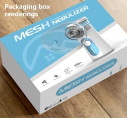 KIUZOU Medical Silent Mesh Nebulizer Handheld Asthma Inhaler Atomizer Kids Adult Nebulizador Mini Portable Nebulizer Humidifier